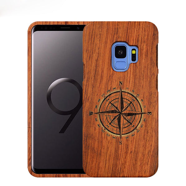 Real Wood Phone Case for Samsung Galaxy S10+ 100% Natural Bamboo