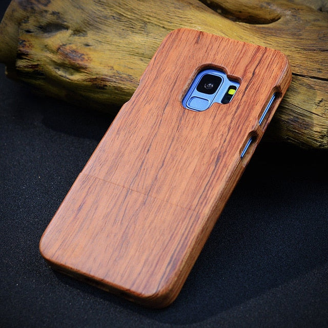Real Wood Phone Case for Samsung Galaxy S10+ 100% Natural Bamboo