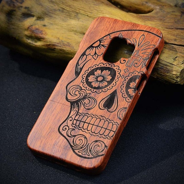 Real Wood Phone Case for Samsung Galaxy S10+ 100% Natural Bamboo