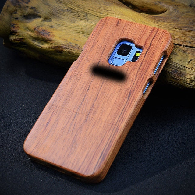 Real Wood Phone Case for Samsung Galaxy S10+ 100% Natural Bamboo