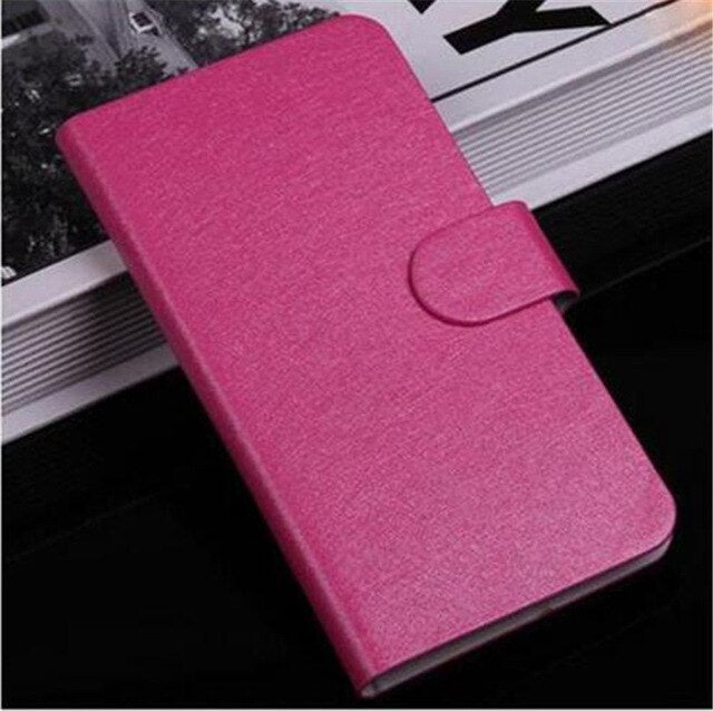 Flip Stand Book Style Silk Case Capa For Samsung Galaxy