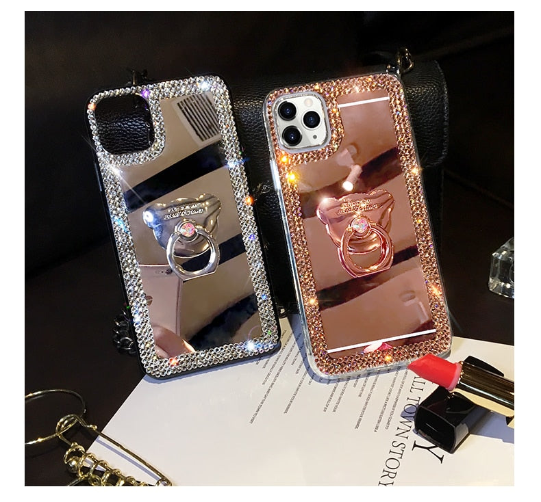 Crystal Phone Case For iPhone 11 Pro Max Diamond Luxury Cove