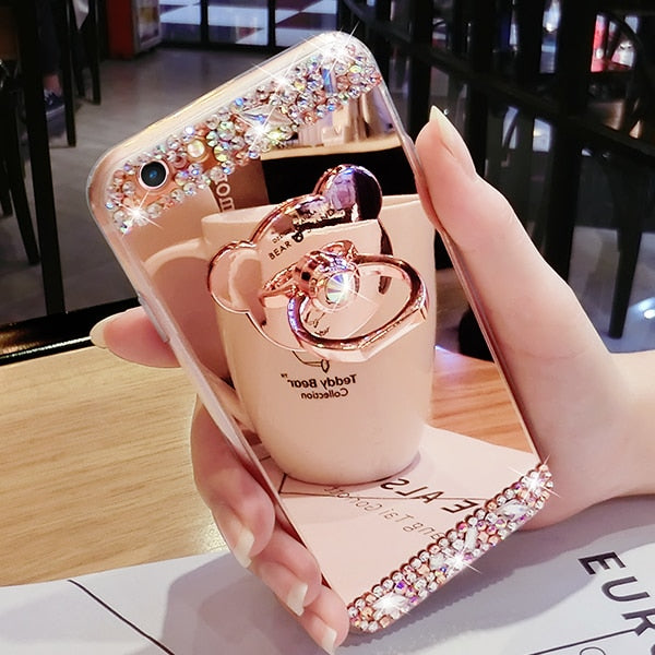 Crystal Phone Case For iPhone 11 Pro Max Diamond Luxury Cove