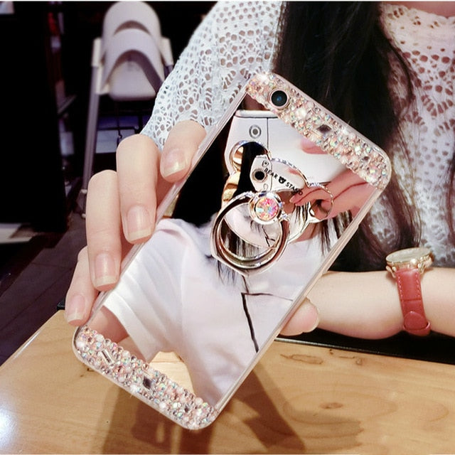 Crystal Phone Case For iPhone 11 Pro Max Diamond Luxury Cove