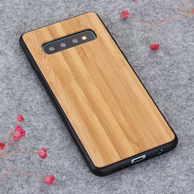 Retro Real Wood Couples Case For Samsung Galaxy S10 Plus Note 10 Plus