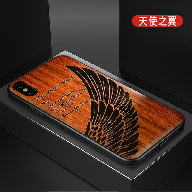 New For iPhone 11 Case Slim Wood Back Cover TPU Bumper Case