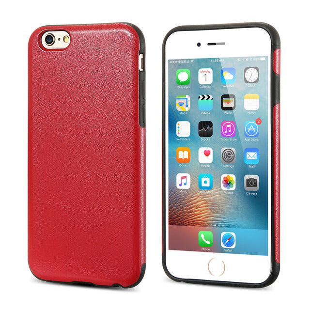 Luxury Leather Case For iPhone X XS MAX XR iPhone 6 6s Case