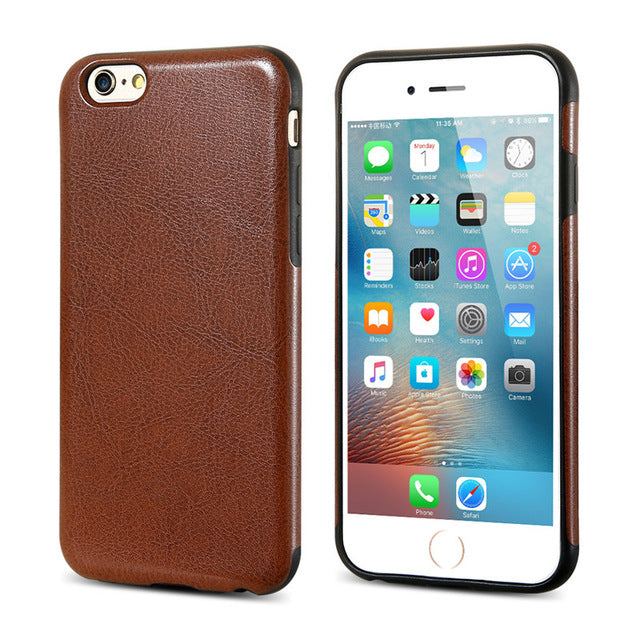 Luxury Leather Case For iPhone X XS MAX XR iPhone 6 6s Case