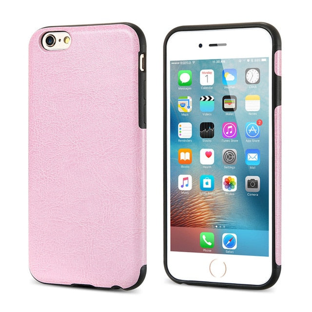 Luxury Leather Case For iPhone X XS MAX XR iPhone 6 6s Case