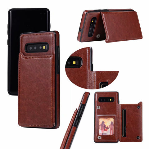 Wallet PU Leather Phone Case For Samsung Galaxy