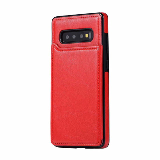 Wallet PU Leather Phone Case For Samsung Galaxy