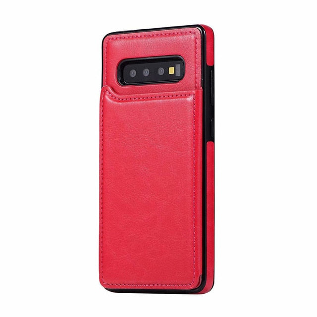 Wallet PU Leather Phone Case For Samsung Galaxy