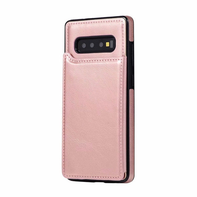 Wallet PU Leather Phone Case For Samsung Galaxy