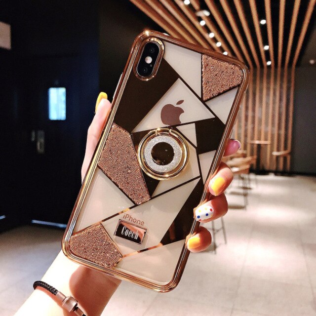 Luxury Rhinestone 2-in-1 for iPhone  7 8 Plus X