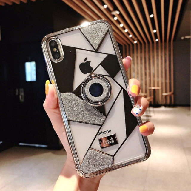 Luxury Rhinestone 2-in-1 for iPhone  7 8 Plus X