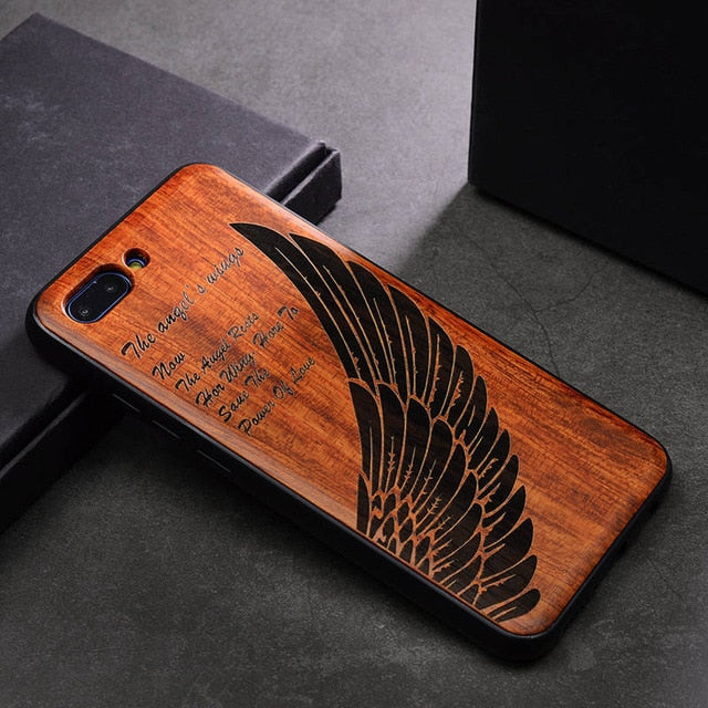 New Huawei Honor View 10 Case Slim Wood Back Cover