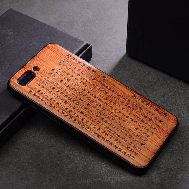 New Huawei Honor View 10 Case Slim Wood Back Cover