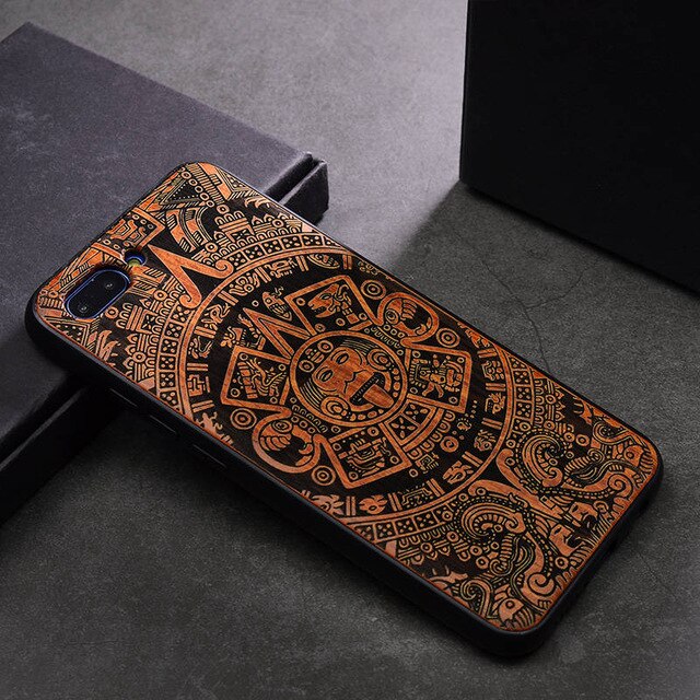 New Huawei Honor View 10 Case Slim Wood Back Cover