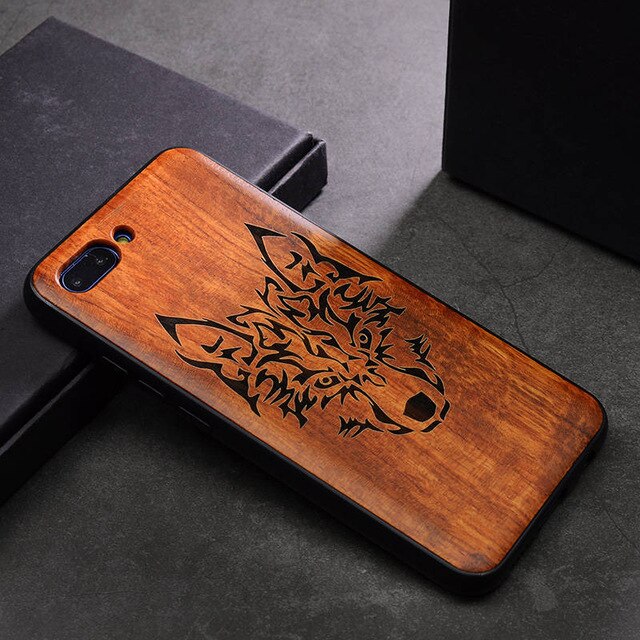 New Huawei Honor View 10 Case Slim Wood Back Cover