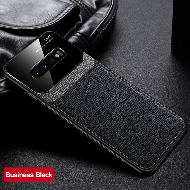 Shockproof Case for Samsung S20 Ultra S10+ Plus Note 10 Lite Leather