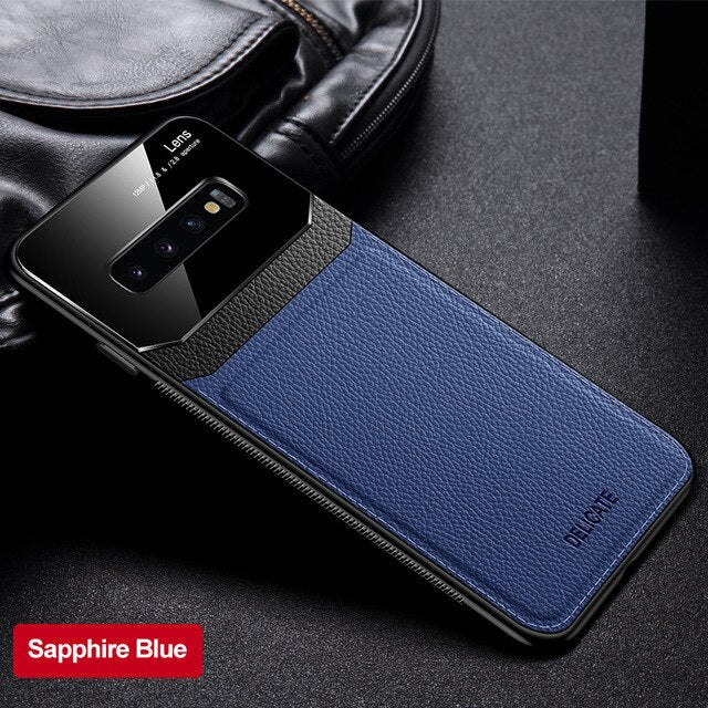 Shockproof Case for Samsung S20 Ultra S10+ Plus Note 10 Lite Leather
