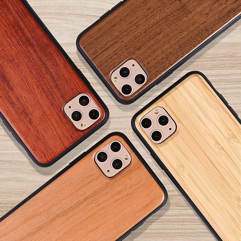 Real Natural Wood Case For iphone 11Pro MAX XR X XS Max 8 7 6 6s