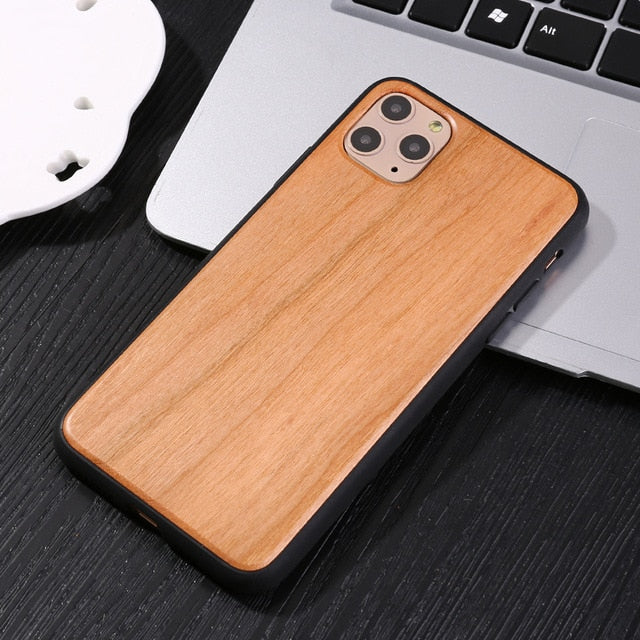 Real Natural Wood Case For iphone 11Pro MAX XR X XS Max 8 7 6 6s