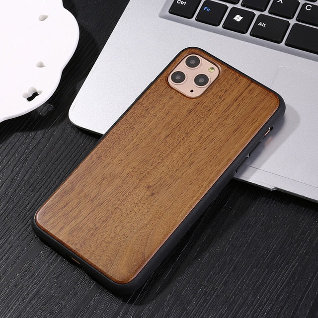 Real Natural Wood Case For iphone 11Pro MAX XR X XS Max 8 7 6 6s