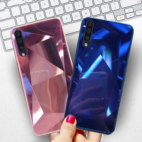 Rainbow Mirror Case for Samsung A70 A50 A10 A30 A20 Soft Covers