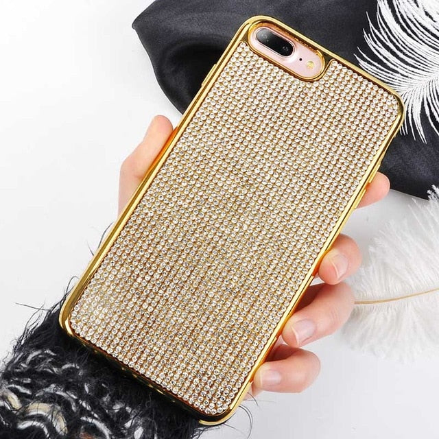 Bling Rhinestone Case For iphone 11 XS Max XR X Case For iphone 6s 6 8 7 plus