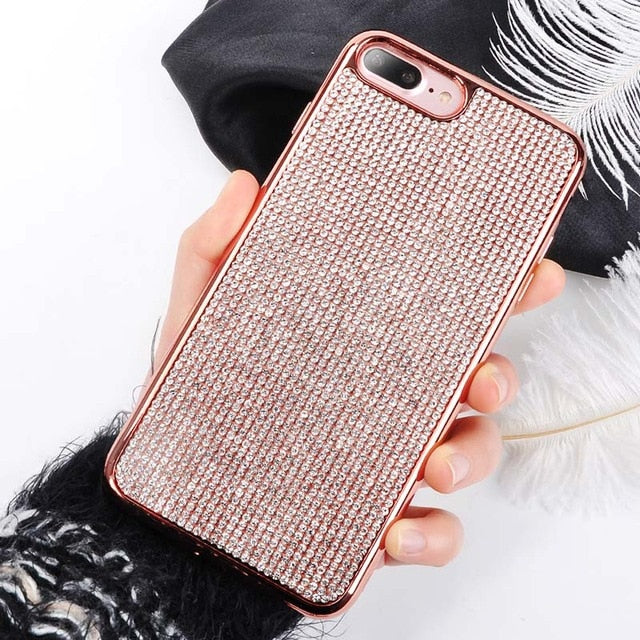 Bling Rhinestone Case For iphone 11 XS Max XR X Case For iphone 6s 6 8 7 plus