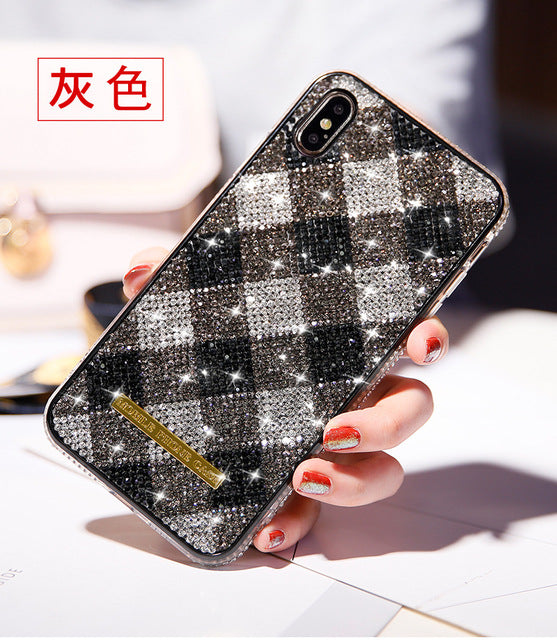 Lattice Pattern Bling Diamond Case For iPhone 11 Pro