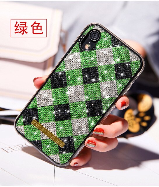 Lattice Pattern Bling Diamond Case For iPhone 11 Pro