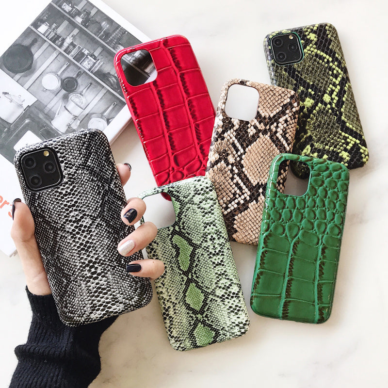 crocodile Texture soft silicone phone case For iphone