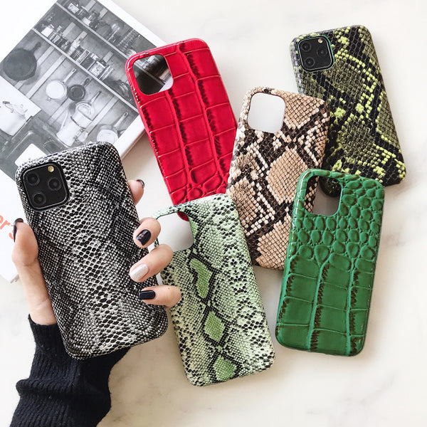 crocodile Texture soft silicone phone case For iphone