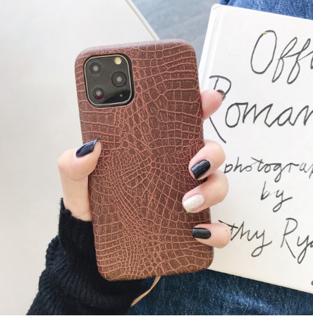 crocodile Texture soft silicone phone case For iphone
