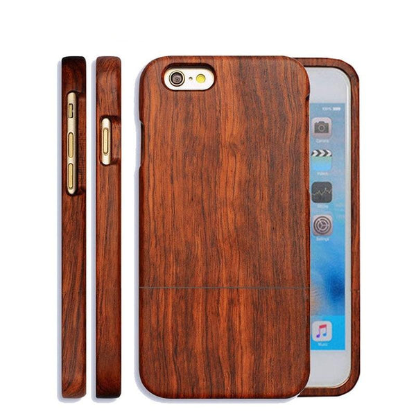Natural Wood Case For iPhone 7 6 6s Plus 5 5s SE Cover