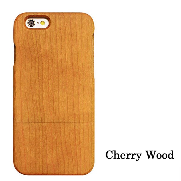 Natural Wood Case For iPhone 7 6 6s Plus 5 5s SE Cover