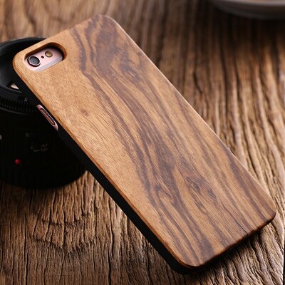 For iPhone 5s Case Retro Natural Bamboo Wood Case