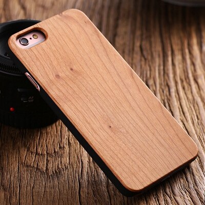 For iPhone 5s Case Retro Natural Bamboo Wood Case