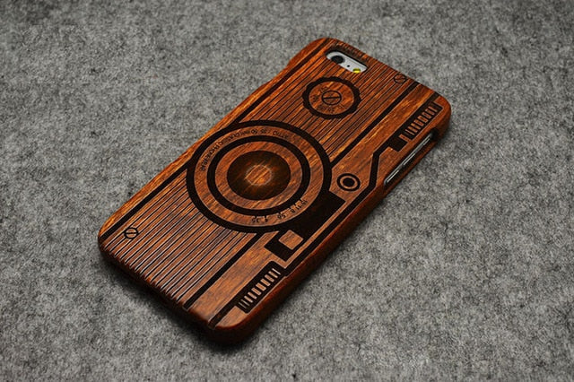 Wooden Phone Case 100% Handmade Natural Real Wood