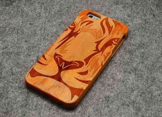 Wooden Phone Case 100% Handmade Natural Real Wood