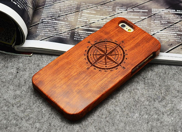 Wooden Phone Case 100% Handmade Natural Real Wood