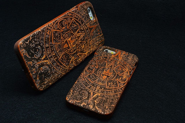 Wooden Phone Case 100% Handmade Natural Real Wood