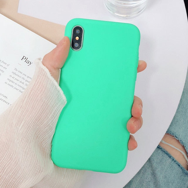 Solid Color Silicone Couples Cases