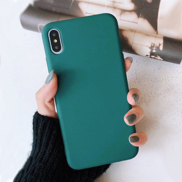 Solid Color Silicone Couples Cases