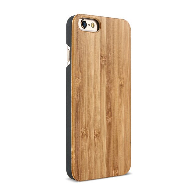 Natural Wood Bamboo Phone Cases For iPhone