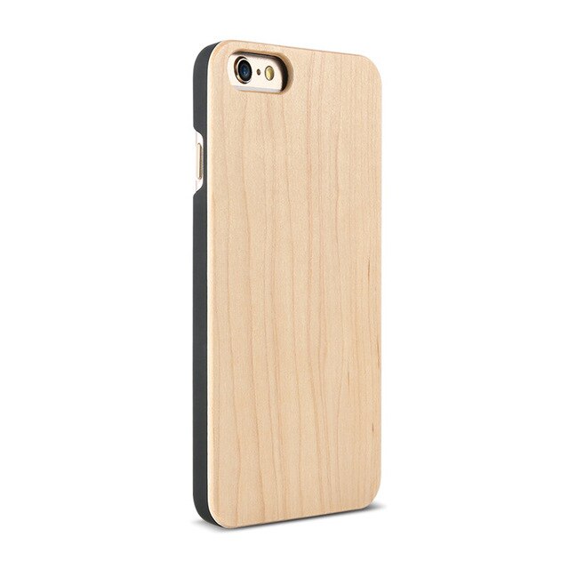 Natural Wood Bamboo Phone Cases For iPhone